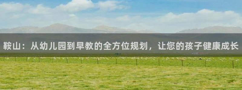 威九国际官方入口官网:鞍山:从幼儿园到早教的全方位规划,让您的孩子健康成长