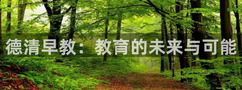 78mapp威九国际人民网：德清早教：教育的未来与可能