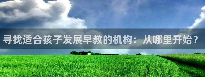 威九国际78mb特点：寻找适合孩子发展早教的机构：从哪里开始？