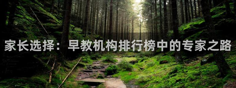 威九国际网站入口官网首页下载：家长选择：早教机构排行榜中的专家之路