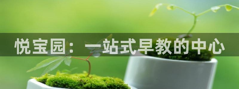 威九国际66在线：悦宝园：一站式早教的中心