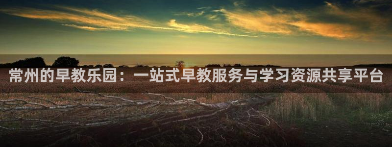 保定威九网络科技有限公司是干嘛的:常州的早教乐园:一站式早教服务与学习资源共享平