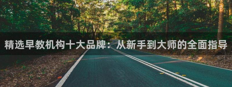 威九国际下载官网app：精选早教机构十大品牌：从新手到大师的全面指导