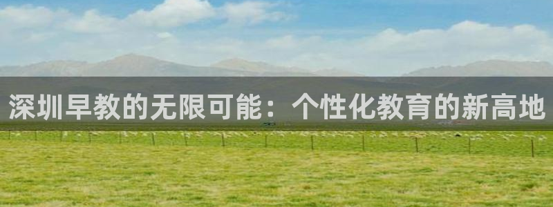 威九cp：深圳早教的无限可能：个性化教育的新高地