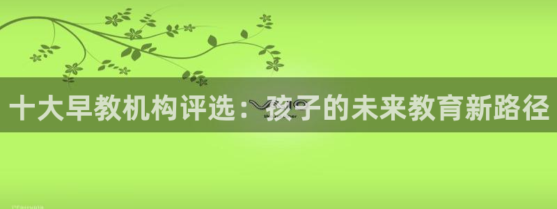 威九国际留学:十大早教机构评选:孩子的未来教育新路径
