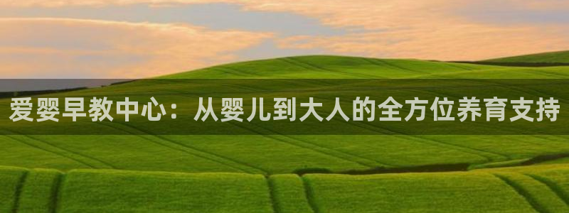 威九国际HP：爱婴早教中心：从婴儿到大人的全方位养育支持