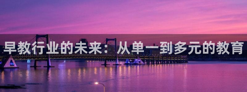 威九国际第一页：早教行业的未来：从单一到多元的教育