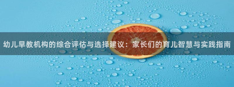 78mapp威九国际成全视频：幼儿早教机构的综合评估与选择建议：家长们的育儿智慧
