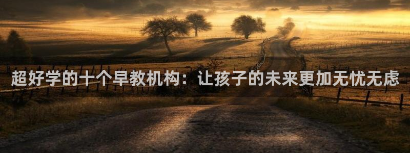 威九国际官方入口官网：超好学的十个早教机构：让孩子的未来更加无忧无虑