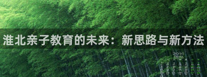 威九国际78mob官网版:淮北亲子教育的未来:新思路与新方法